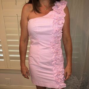 Lilly Pulitzer one shoulder dress